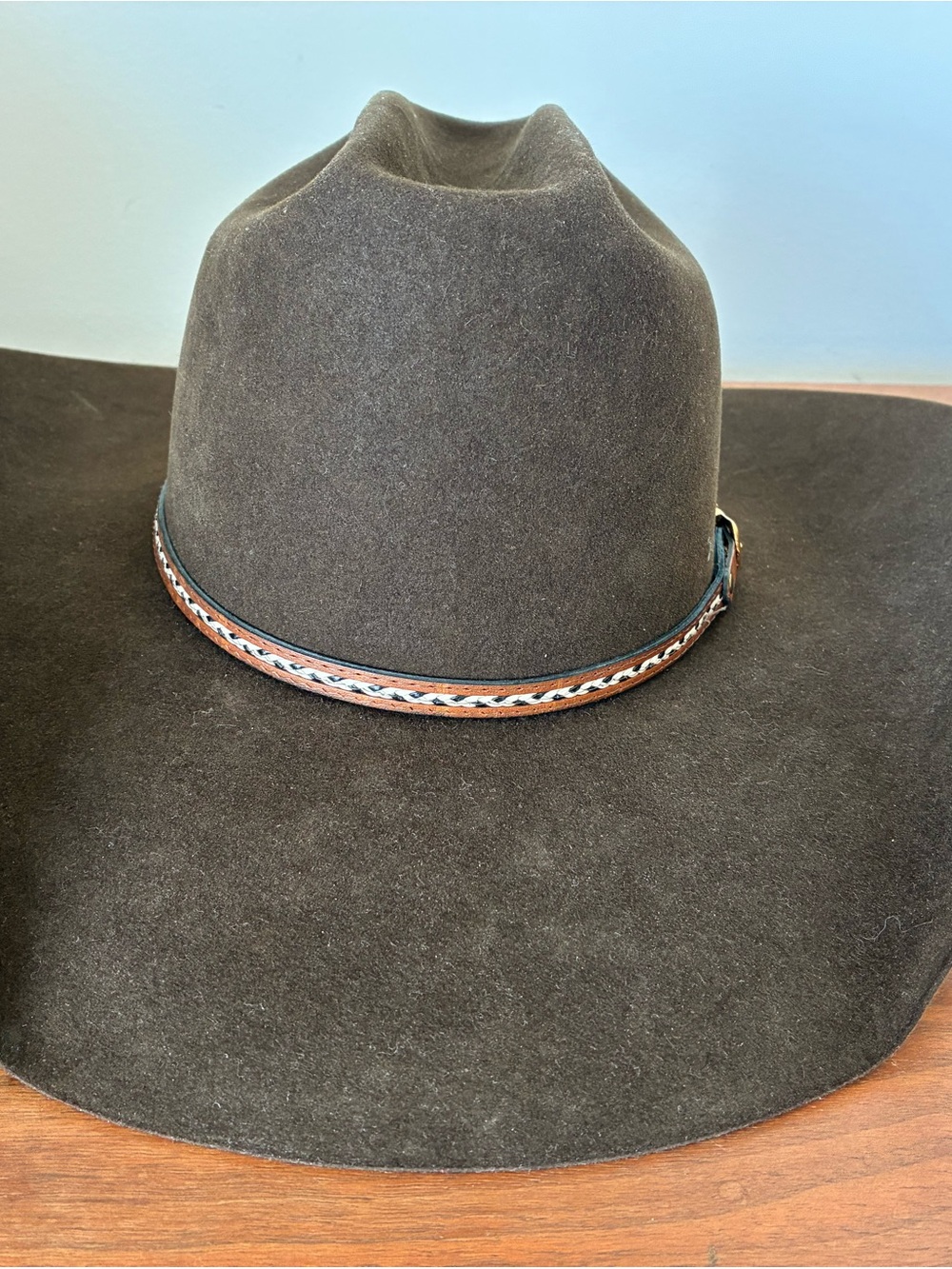 Smithbilt Cattleman cowboy hat, 6X/100% rabbit fur felt, made in Canada, new